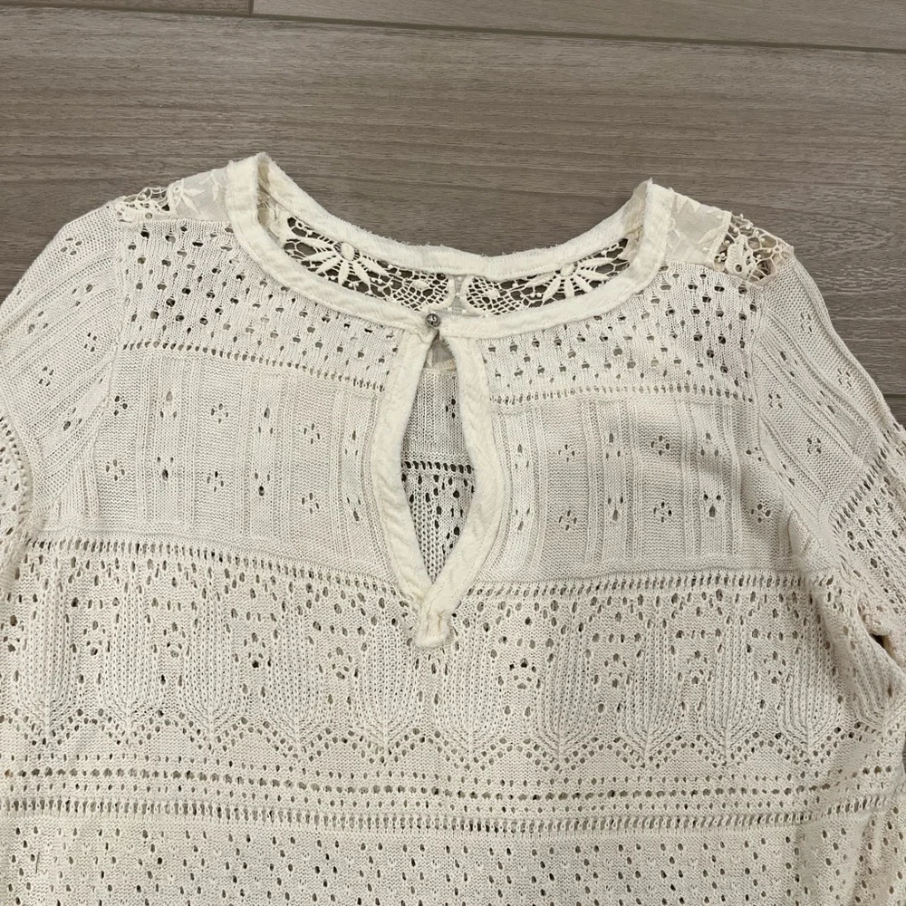 Free People Once Upon a Time Blouse Shirt Size S
